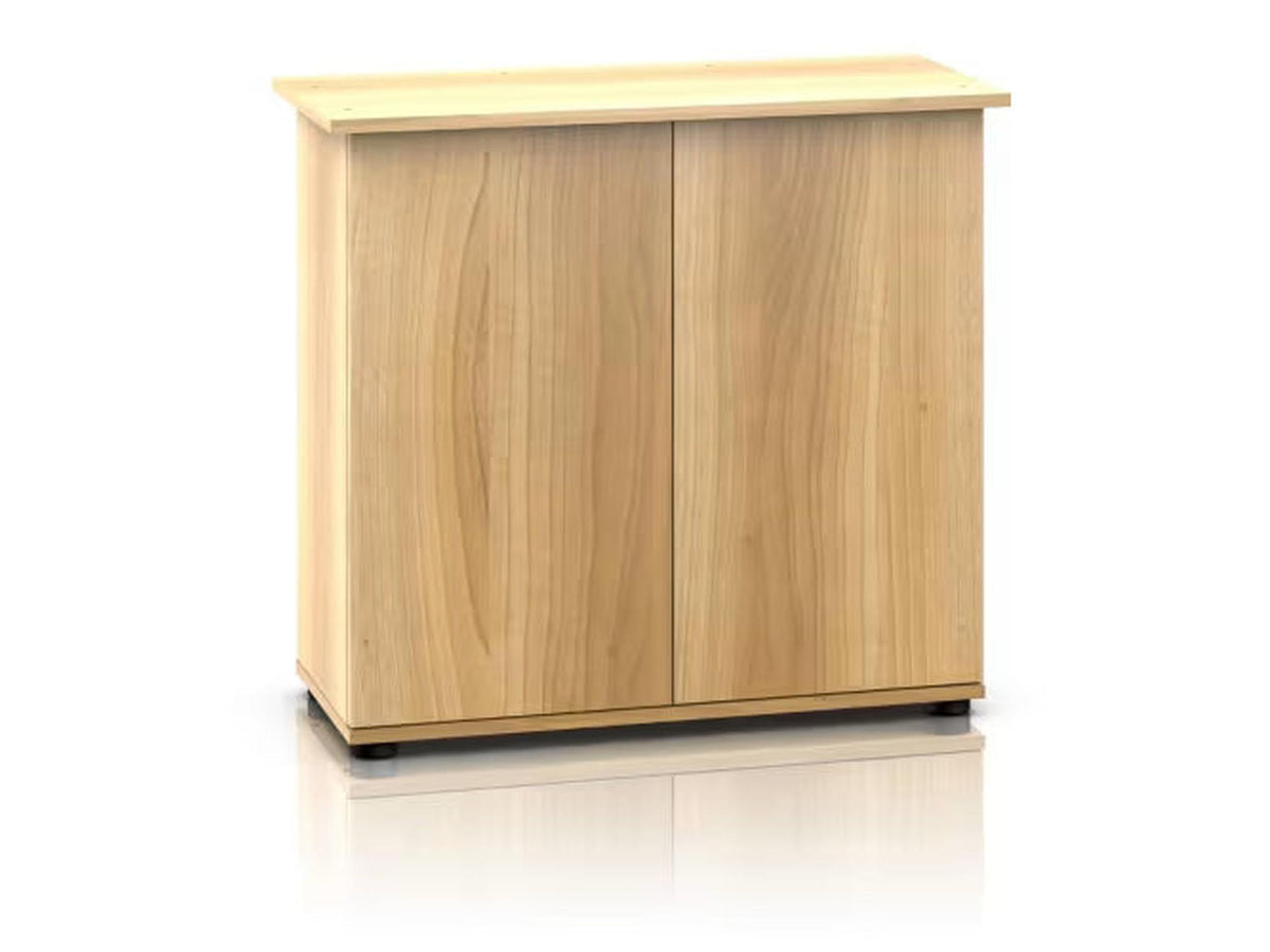Juwel Rio SBX akvarieskap i eik, med to dører og minimalistisk design.