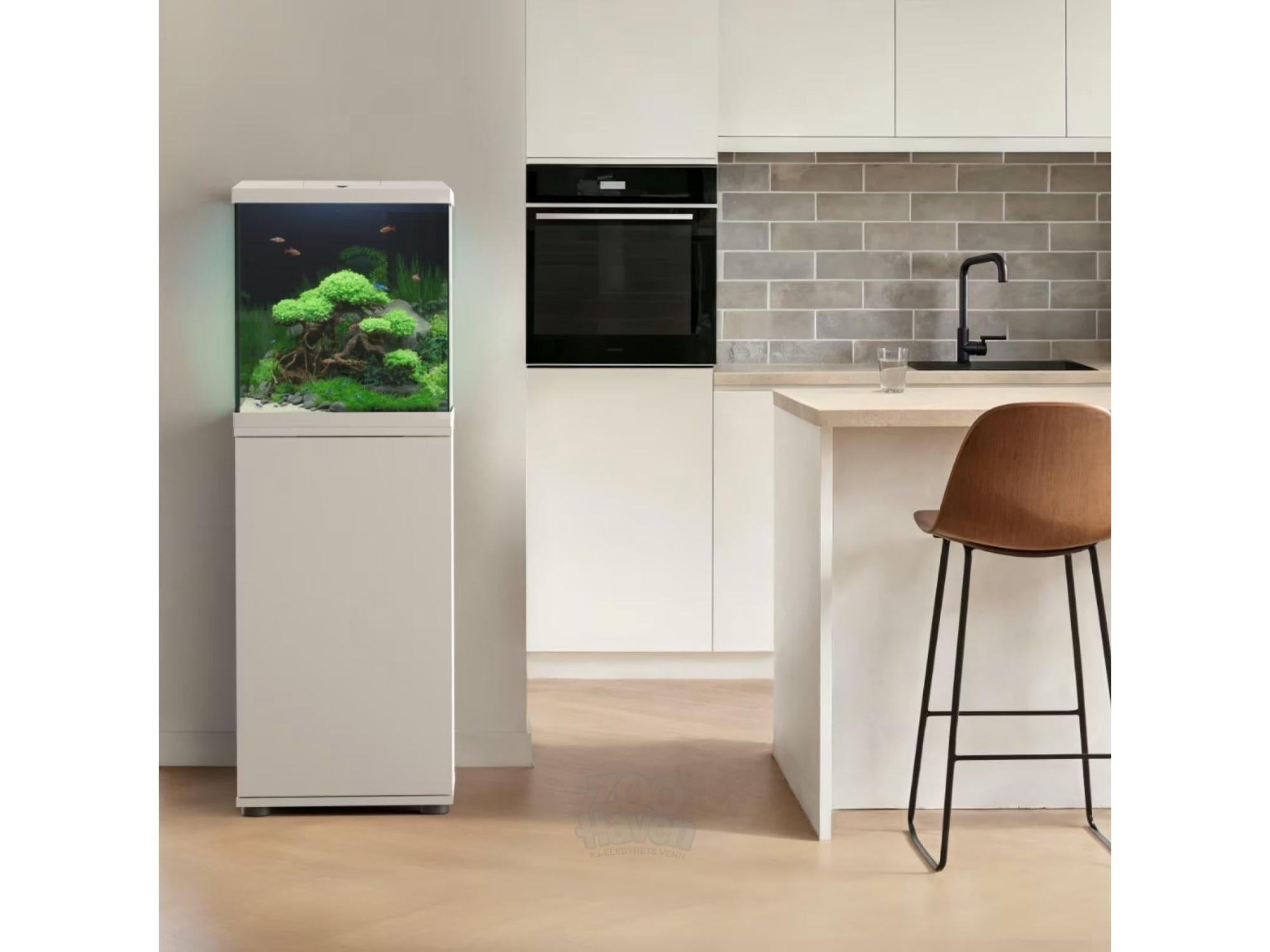 Juwel Vio Cube 54 LED Lys 54L – Hvit / Sort