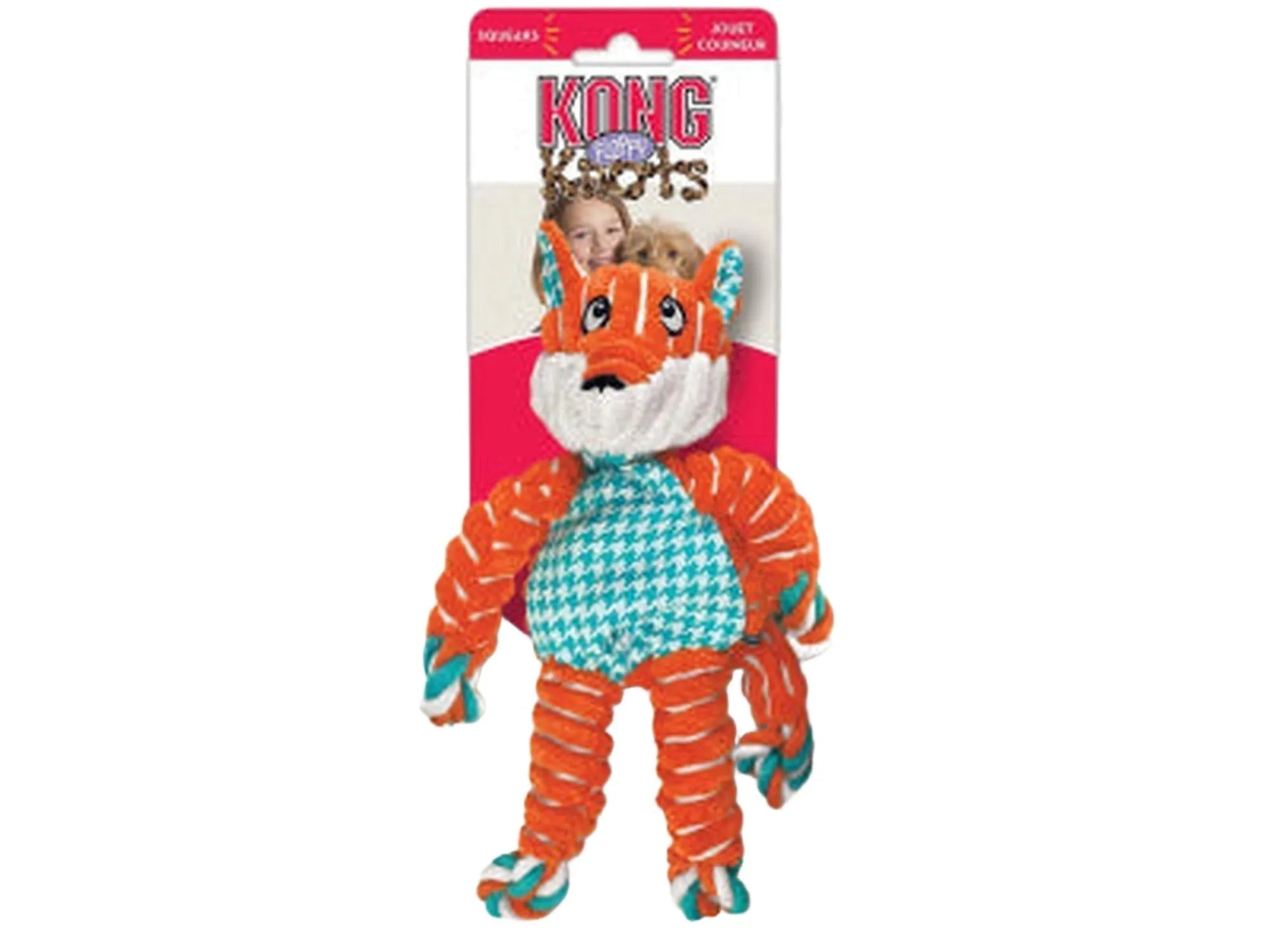 KONG Floppy Knots Fox hundeleke