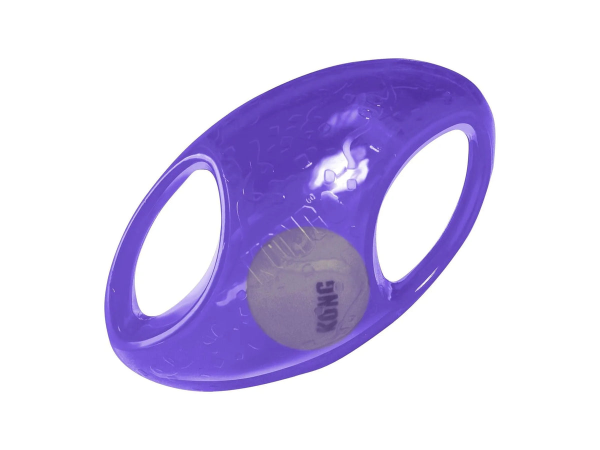 KONG Jumbler Football balleleke med håndtak størrelse Large/XL