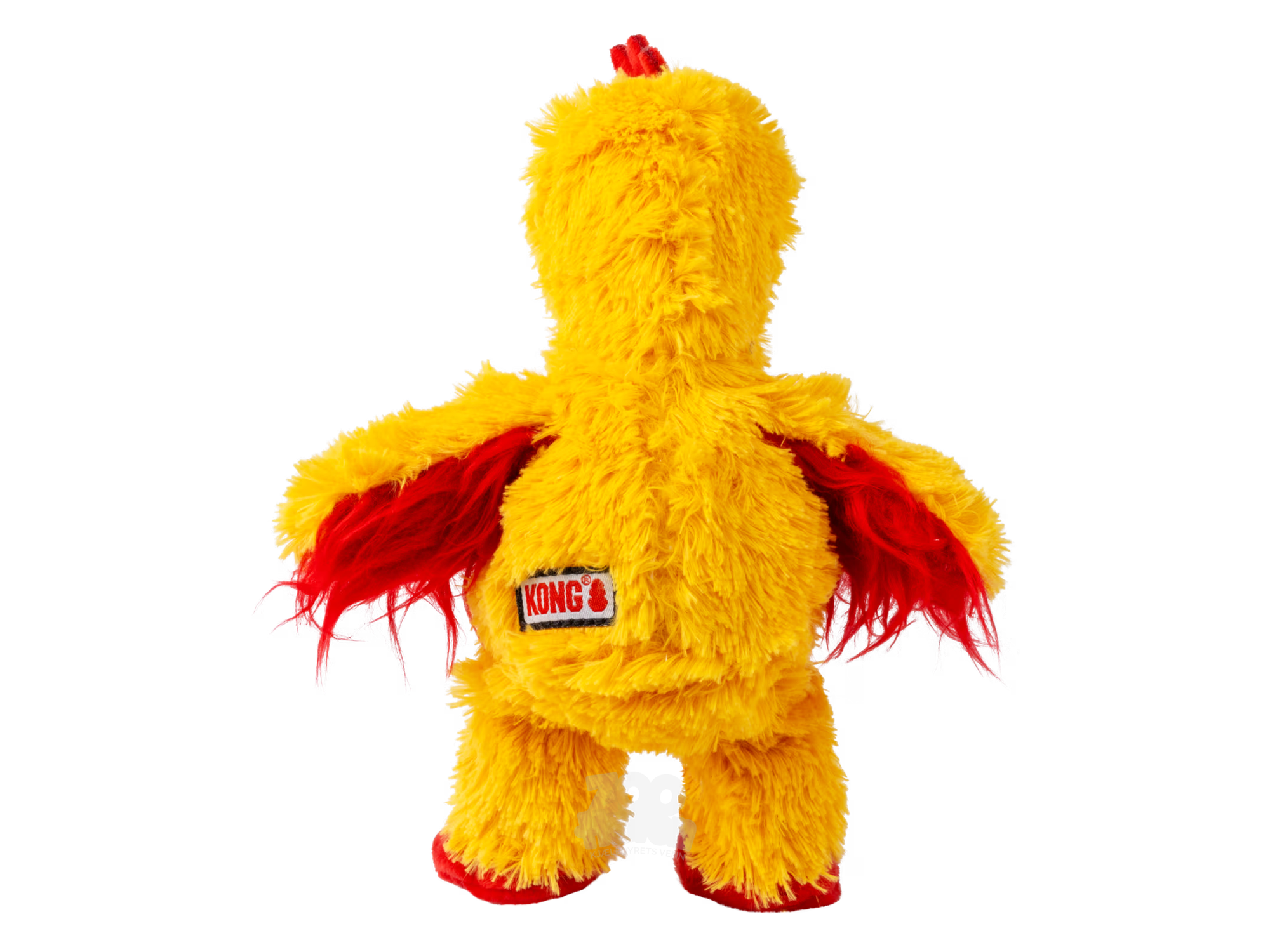 KONG Knots Chicken S – Slitesterk Hundeleke med Tau og Pipelyd