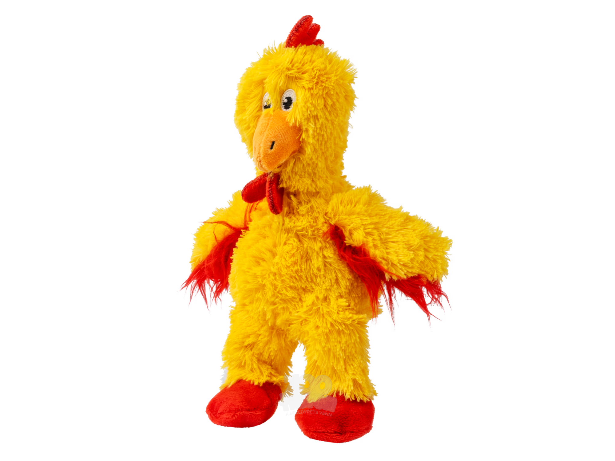 KONG Knots Chicken S – Slitesterk Hundeleke med Tau og Pipelyd