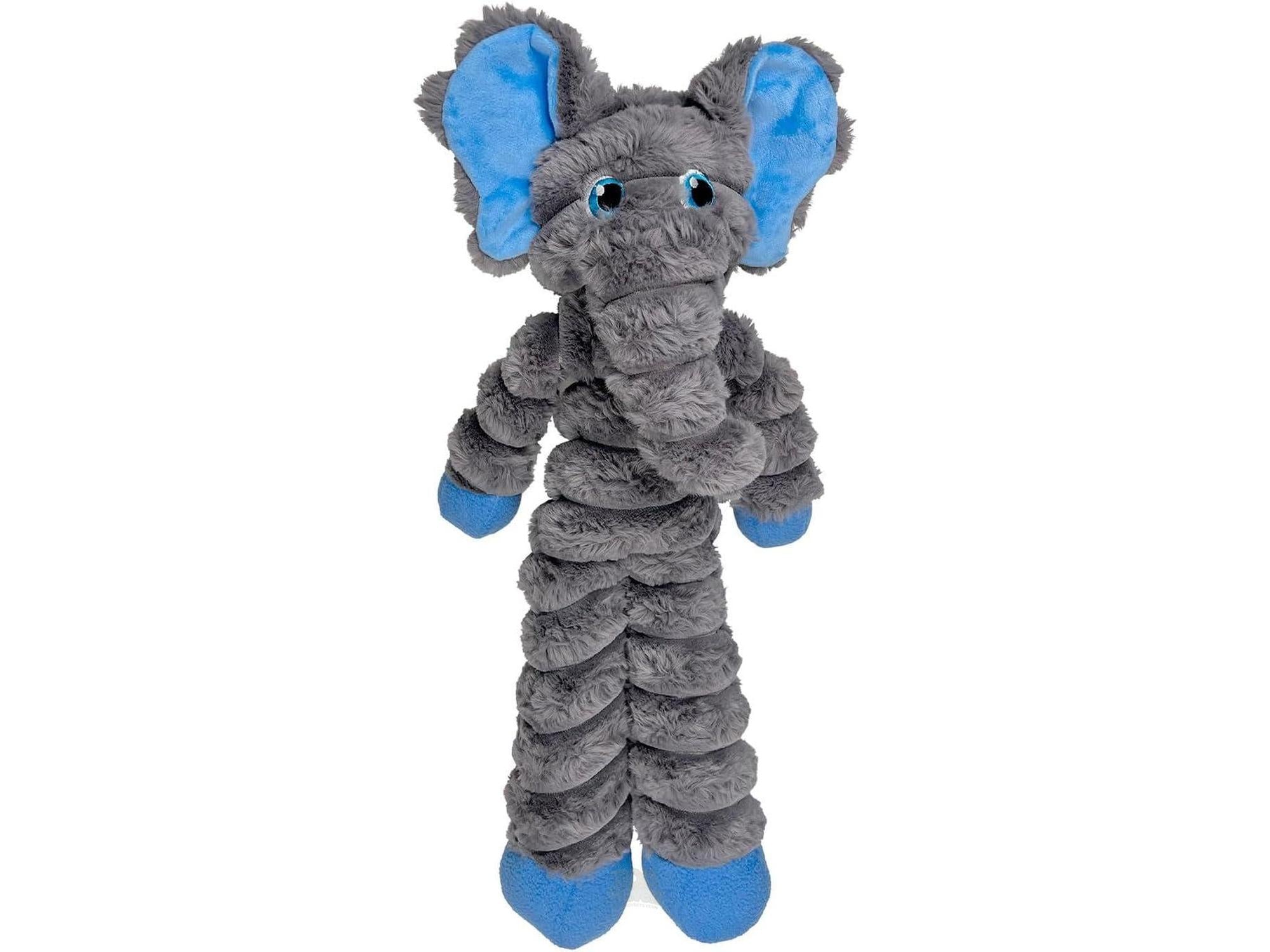 KONG Shakers Crumples Elephant XL Hundeleke i Plysj med Lyd
