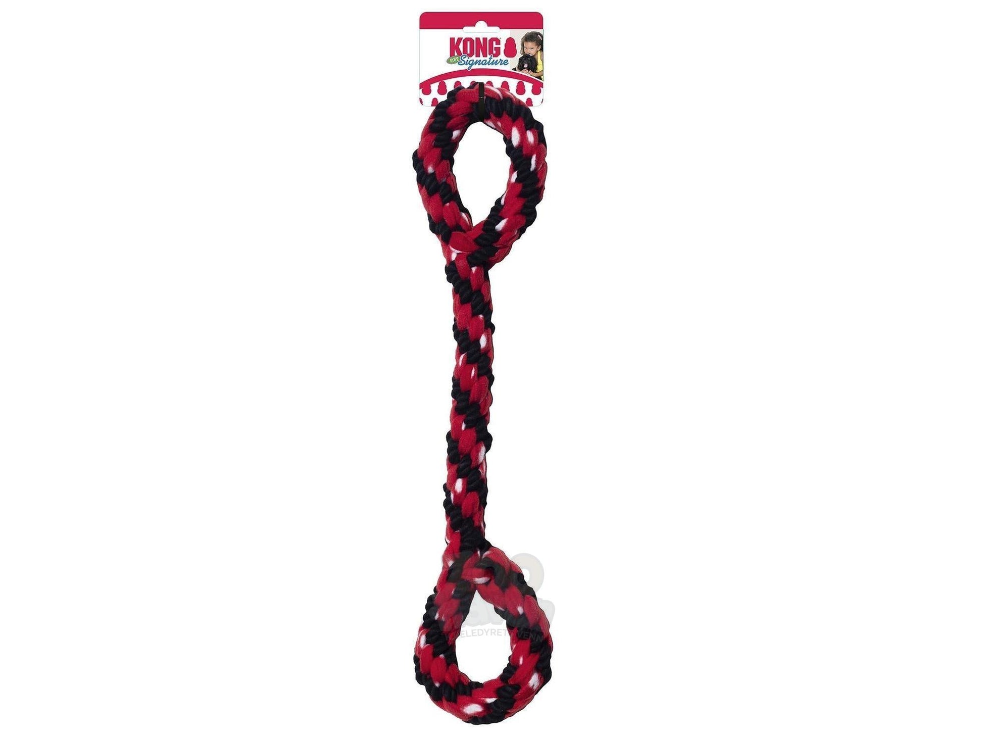 KONG Signature Rope 22 tommer dobbel tauleke til hund