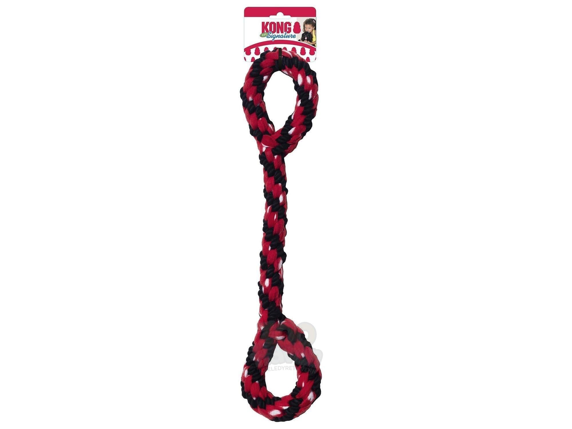 KONG Signature Rope 22 tommer dobbel tauleke til hund