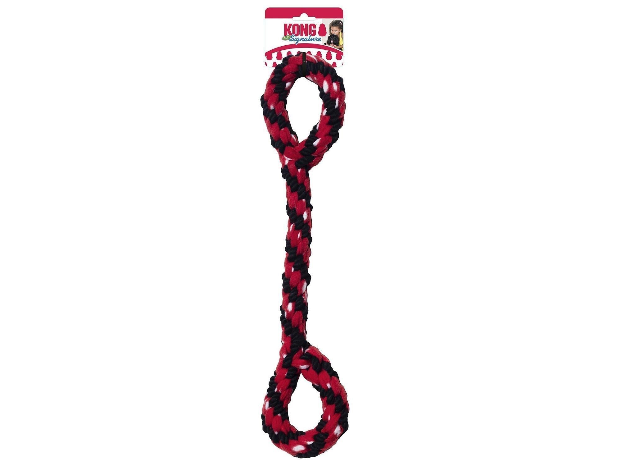 KONG Signature Rope 22 tommer dobbel tauleke til hund