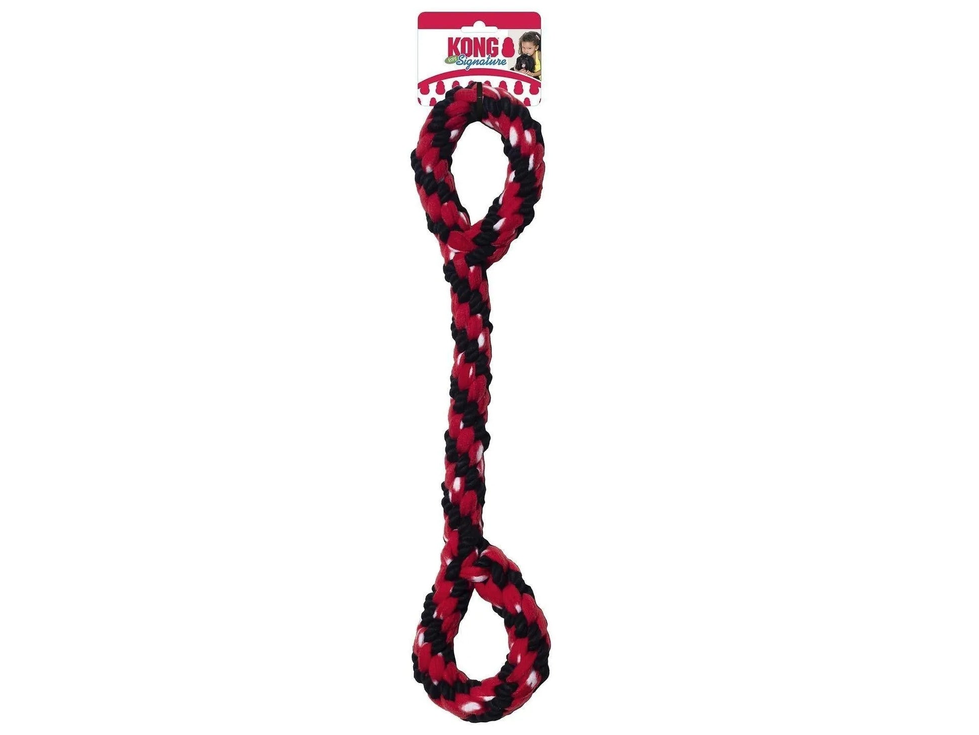 KONG Signature Rope 22 tommer dobbel tauleke til hund
