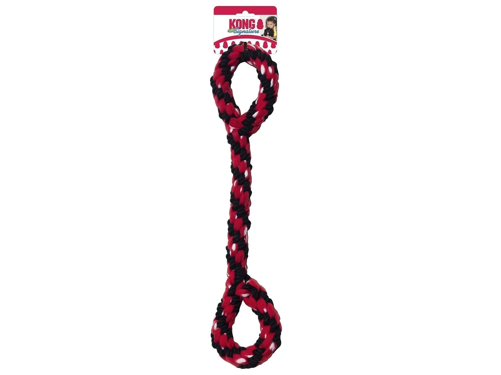 KONG Signature Rope 22 tommer dobbel tauleke til hund