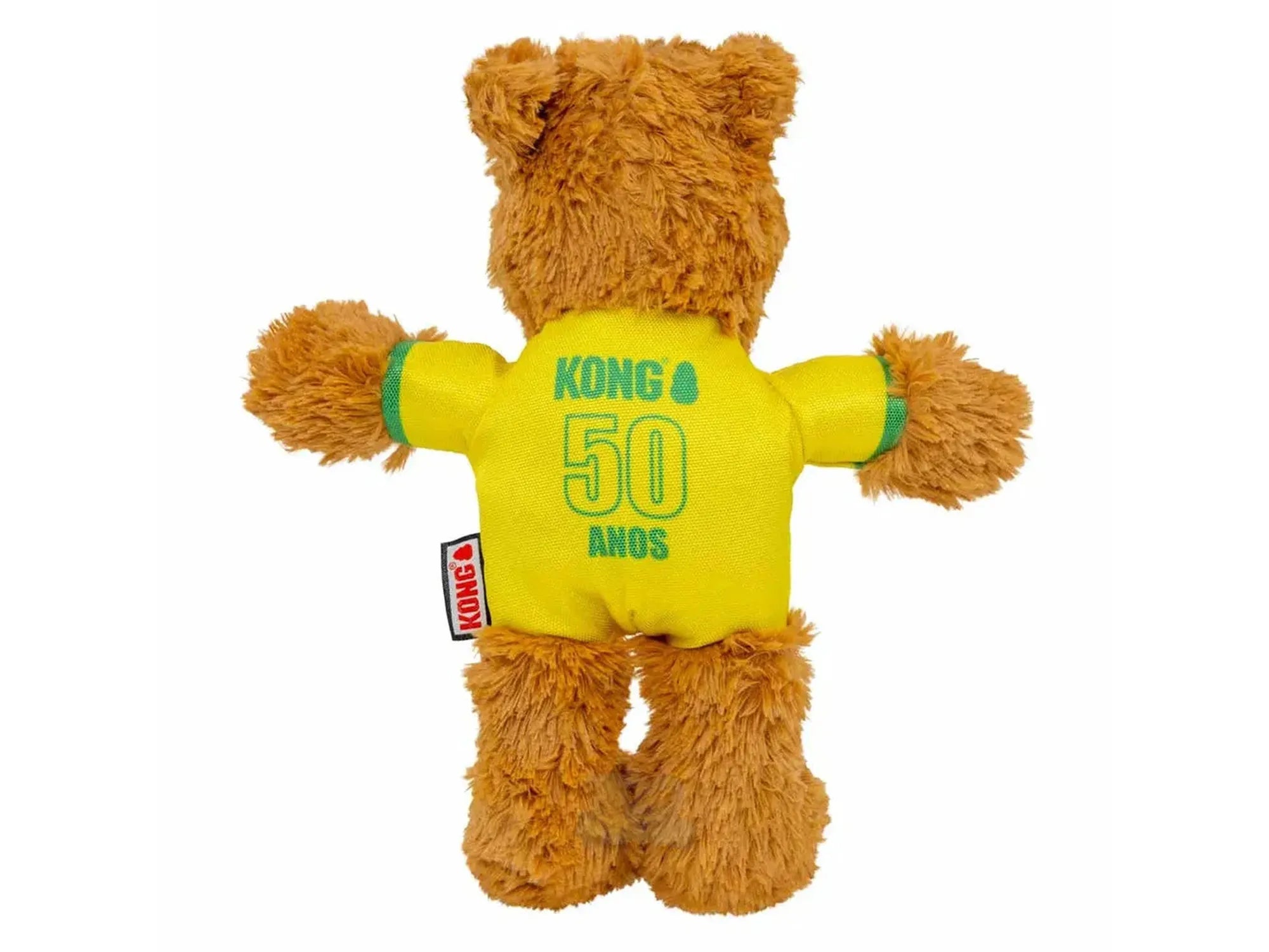 KONG Wild Knots Bear World Cup Brazil Limited Edition – Hundeleke med Tau og Pipelyd