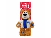 KONG Wild Knots Bear World Cup Finland Limited Edition – Hundeleke med Tau og Pipelyd