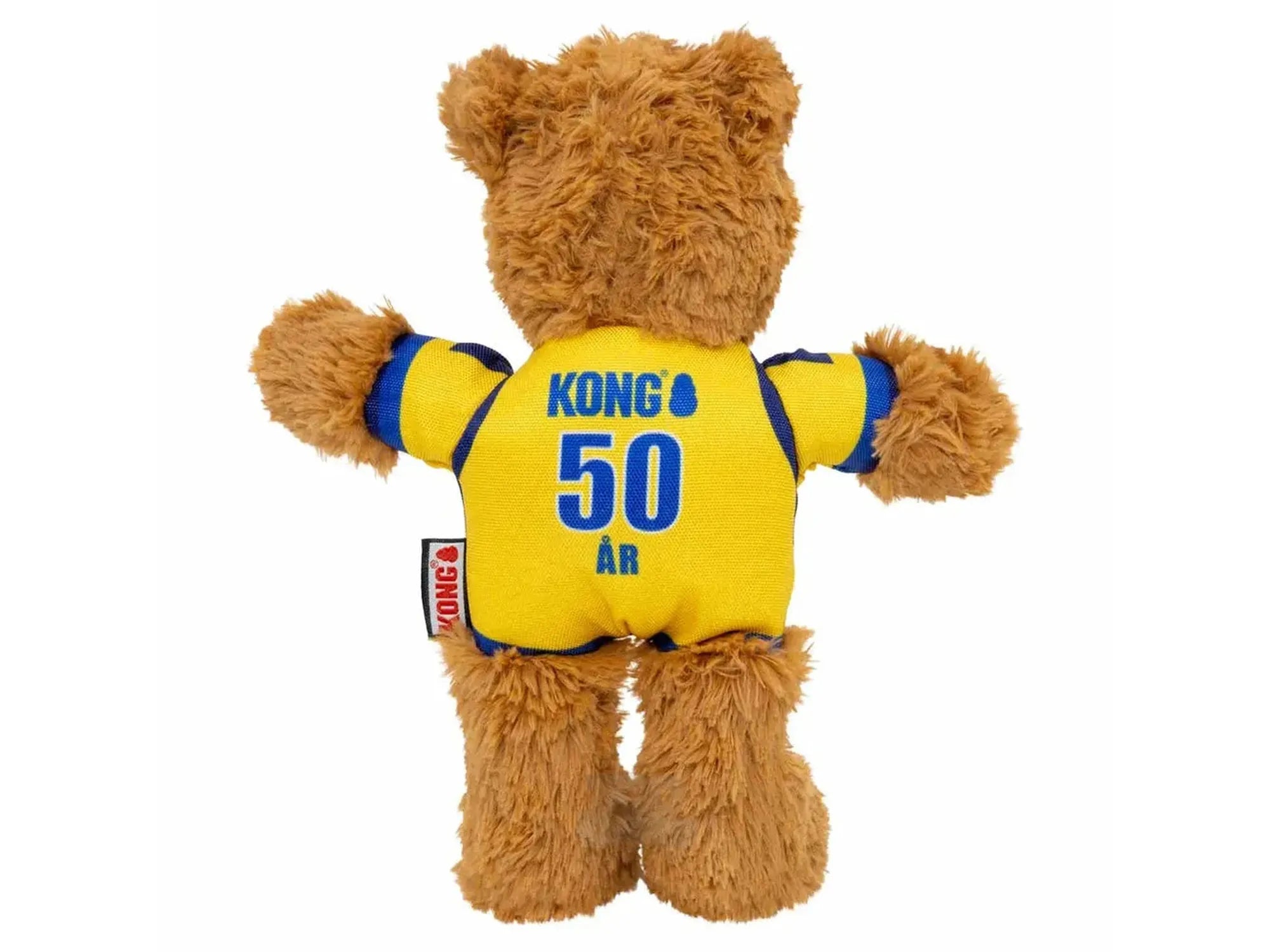 KONG Wild Knots Bear World Cup Sweden Limited Edition – Hundeleke med Tau og Pipelyd