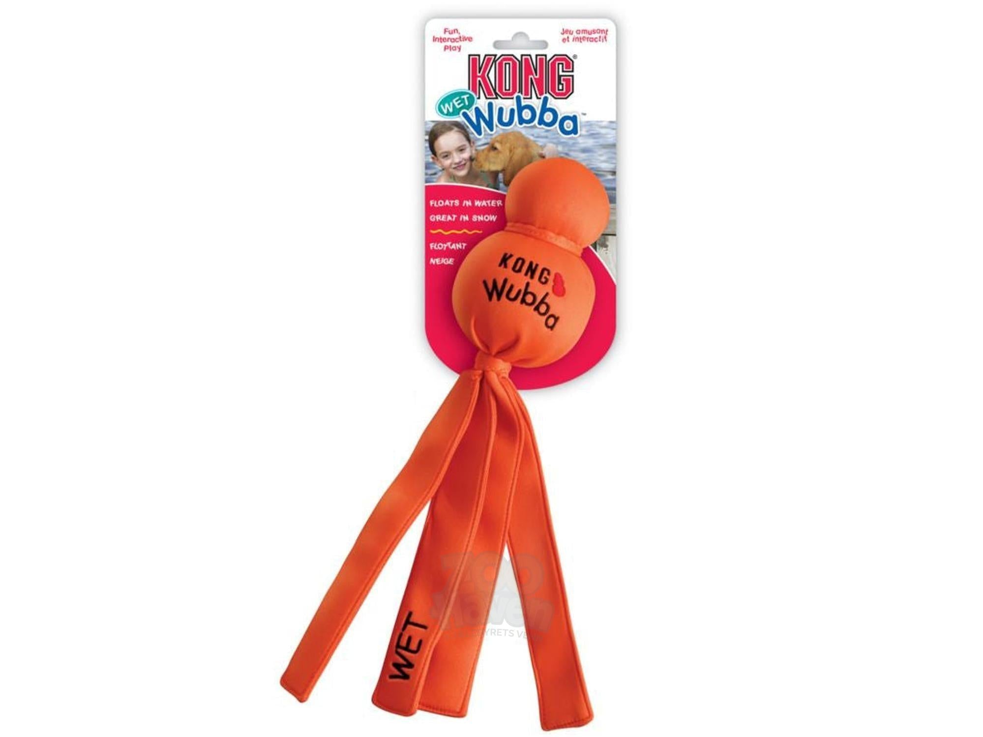 KONG Wubba Wet flytende hundeleke Large