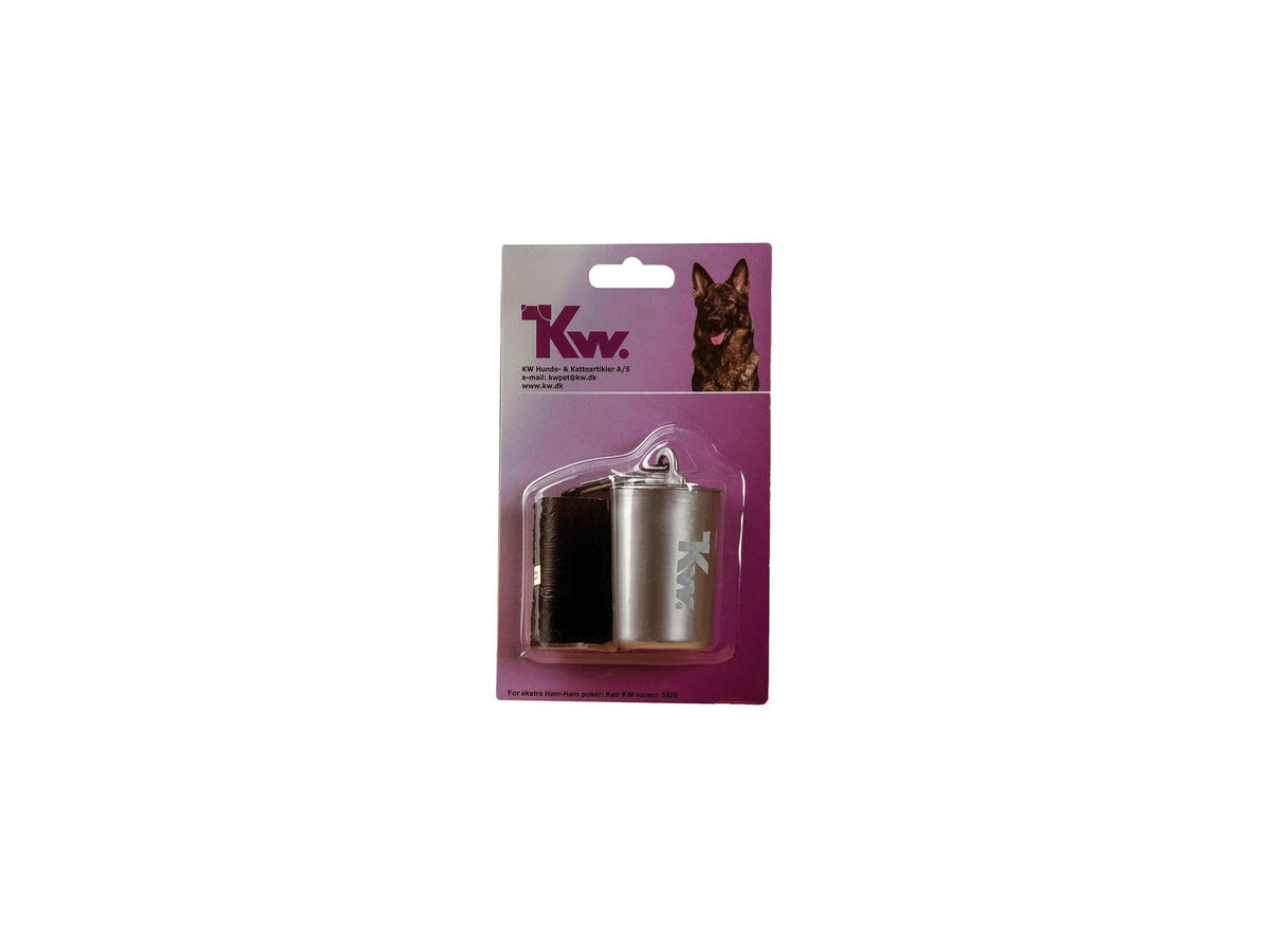 KW Hundeposer 2 × 20 stk med beholder