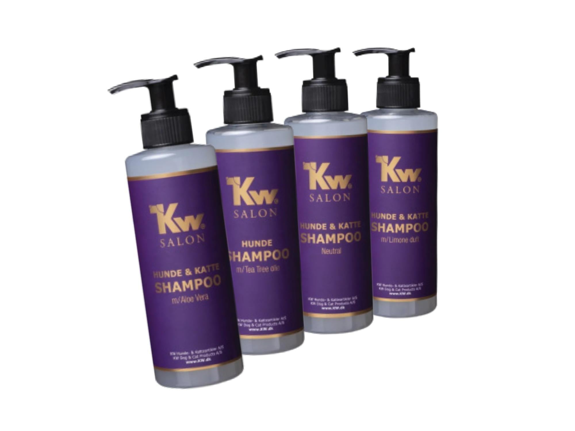 KW Sjampo Salon-serien 300ml med pumpe profesjonelt hundesjampo