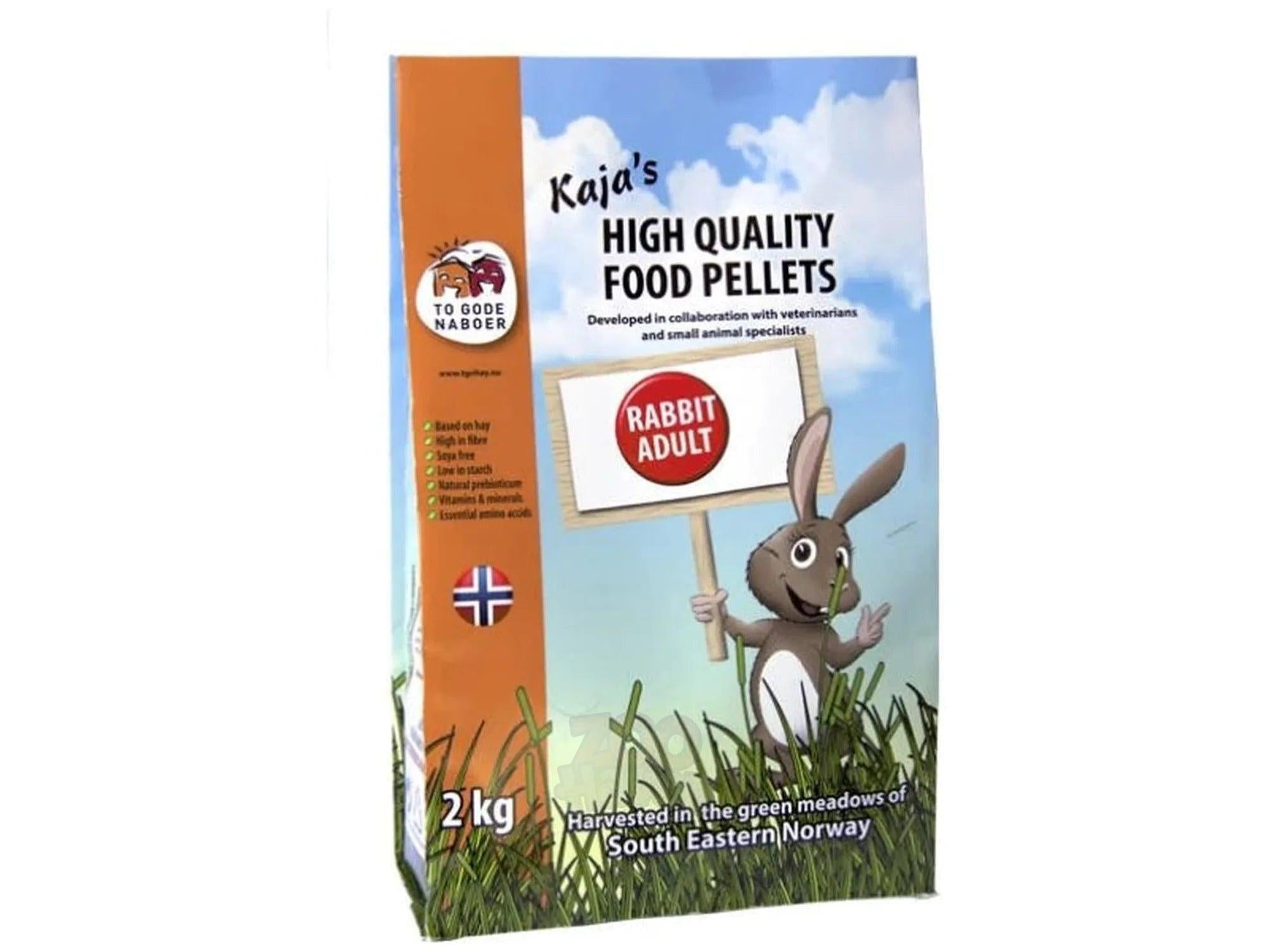 Kaja`s Kanin Adult 2Kg To Gode Naboer