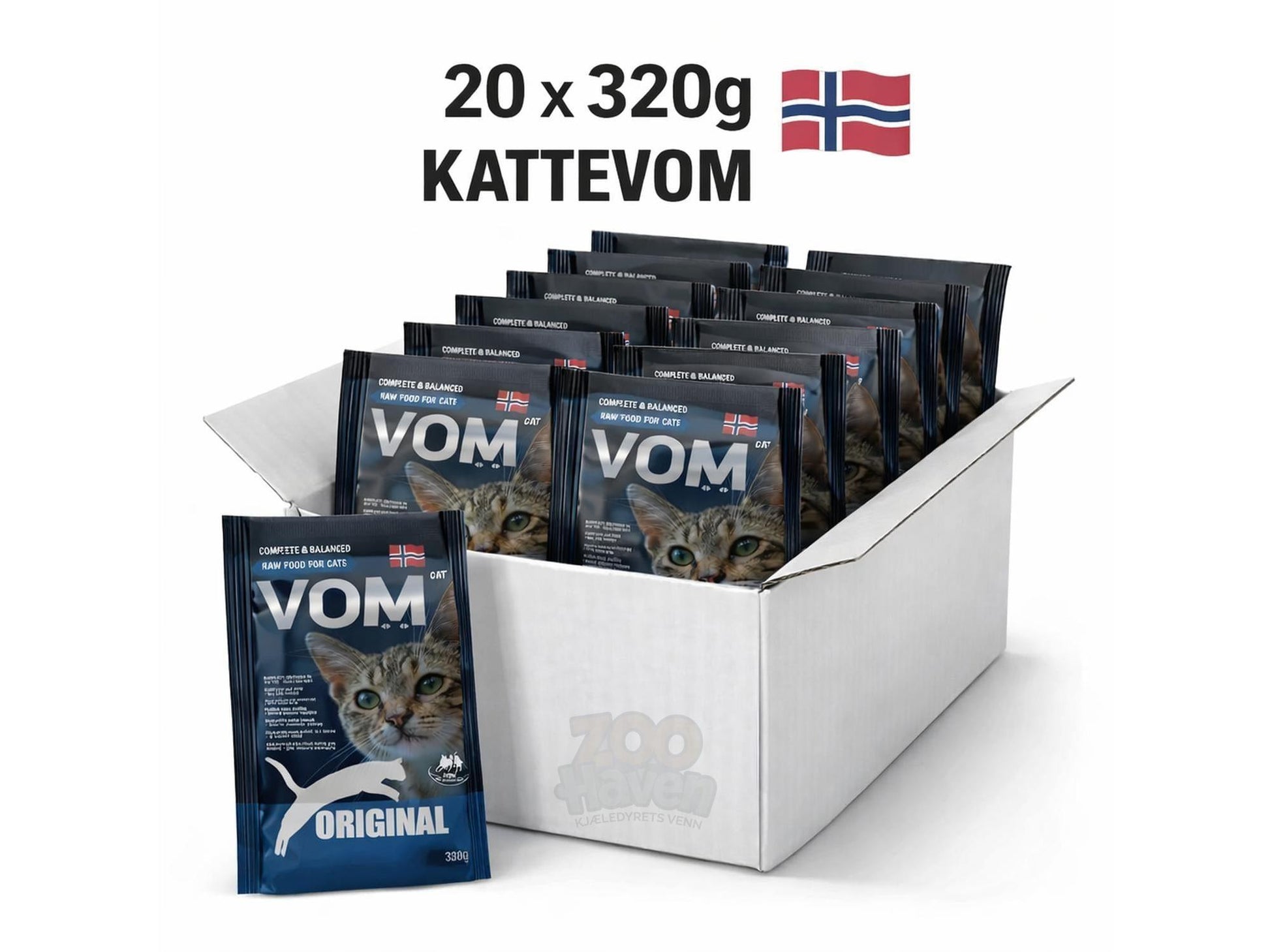 Vom & Hundemat Katt Original Kylling kattemat – bilde 4