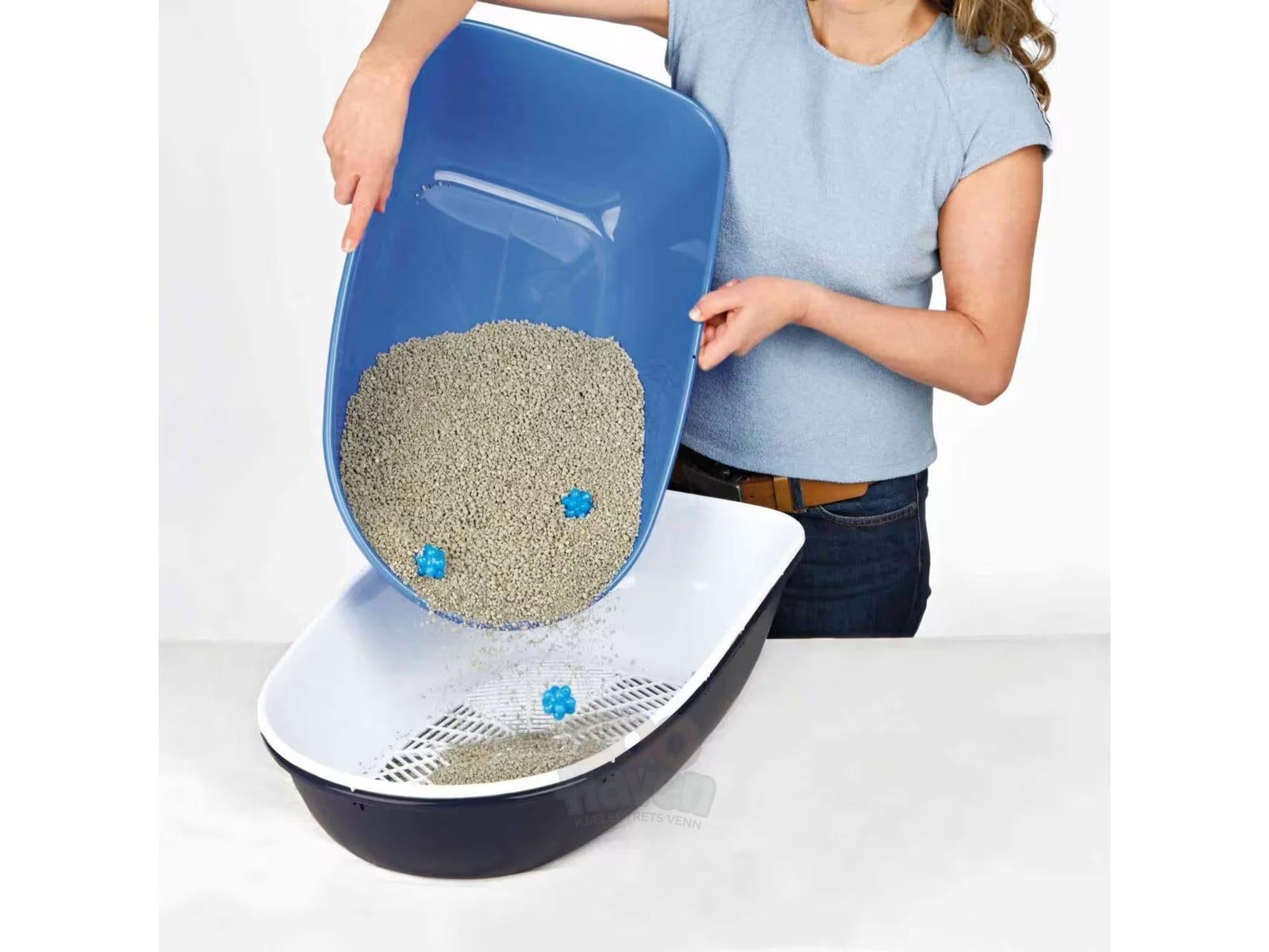 Kattebakke Berto 40154 3i1 med Kant Mørkegrå/Grå 59x39x22 cm