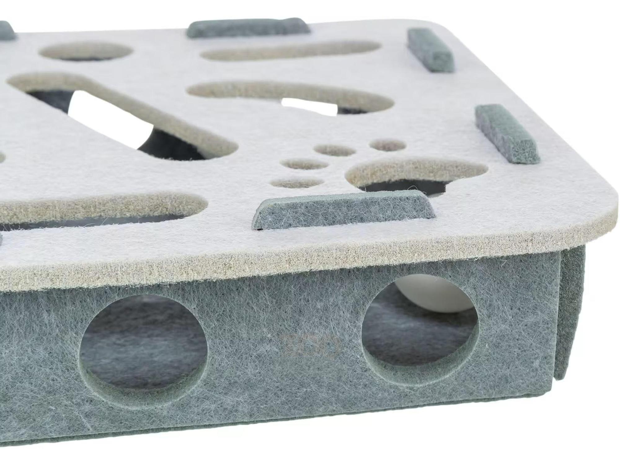 Katteleke Cat Activity Hole’n’Roll Box Ø30 x 7,5 cm – Grå