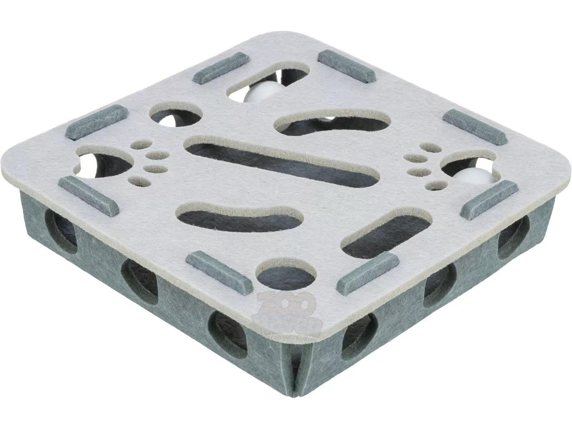 Katteleke Cat Activity Hole’n’Roll Box Ø30 x 7,5 cm – Grå