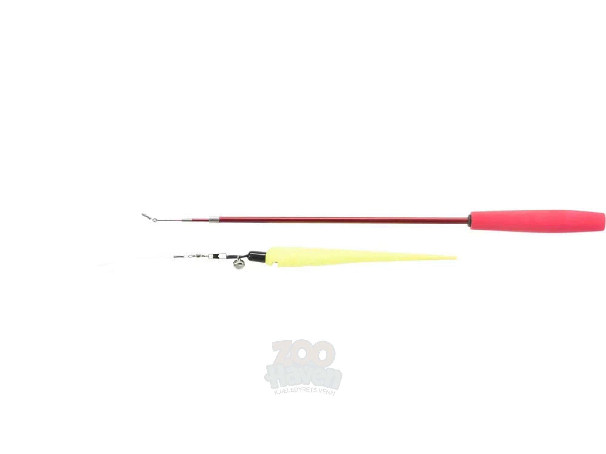 Katteleke Fiskestang Teleskopisk med Larve og Bjelle 38–98 cm