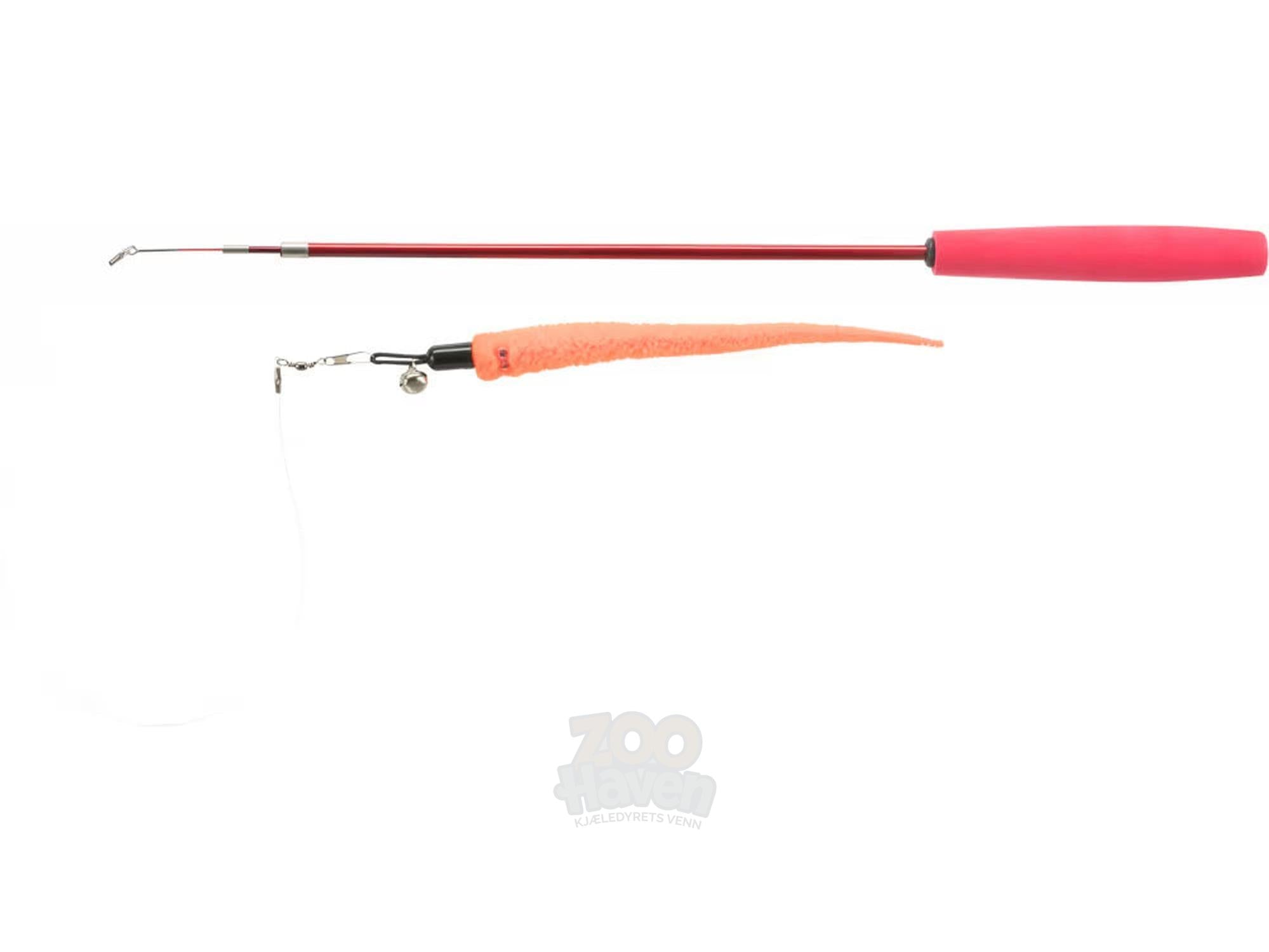 Katteleke Fiskestang Teleskopisk med Larve og Bjelle 38–98 cm