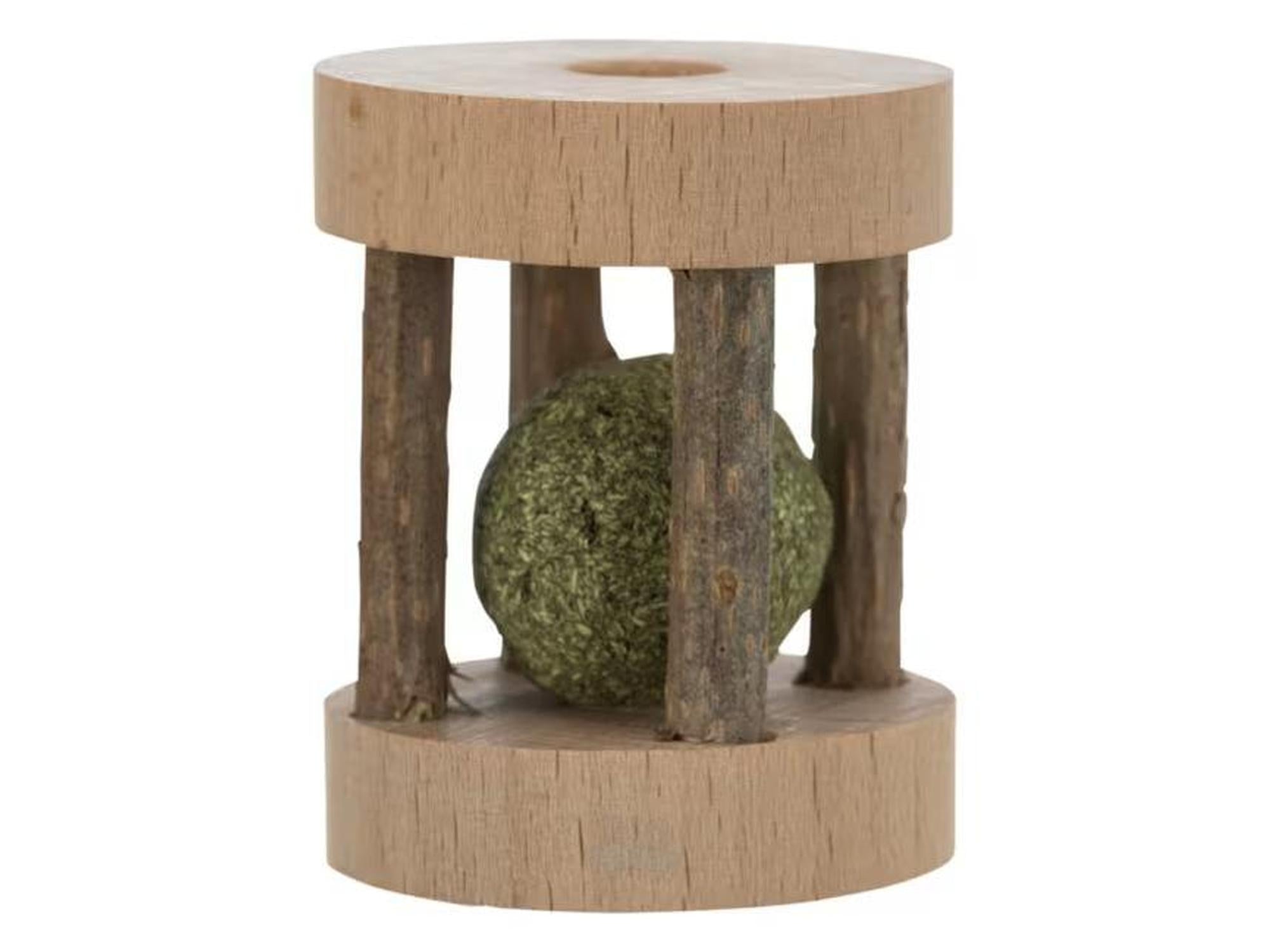 Katteleke Matatabi Rulle Ø4x5cm – Tyggeleke med kattemynteball