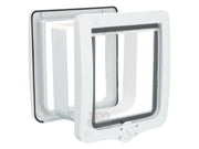 Katteluke / hundeluke Trixie 4-Ways XL m/Tunnel Hvit 24×28 cm