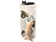 Kattemøbel Cat Tower Gracia med Sisal Ø38x85cm Lysegrå