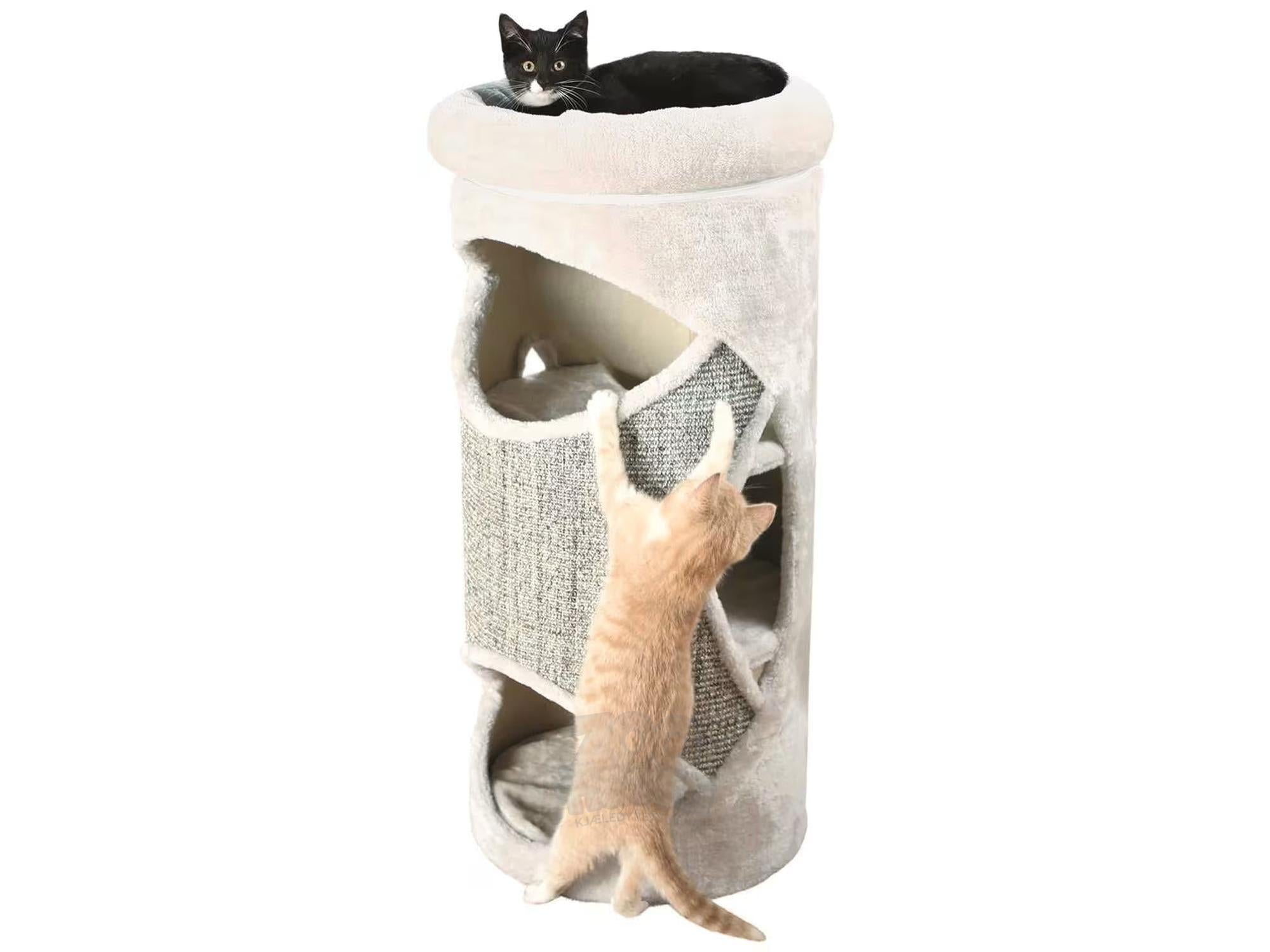 Kattemøbel Cat Tower Gracia med Sisal Ø38x85cm Lysegrå