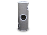 Kattemøbel Everlast Cat Tower 3 Etasjer Grå 37x100cm