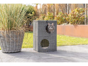 Kattemøbel Utemøbel i Polyrattan 37 x 35 x 57 cm – Grå