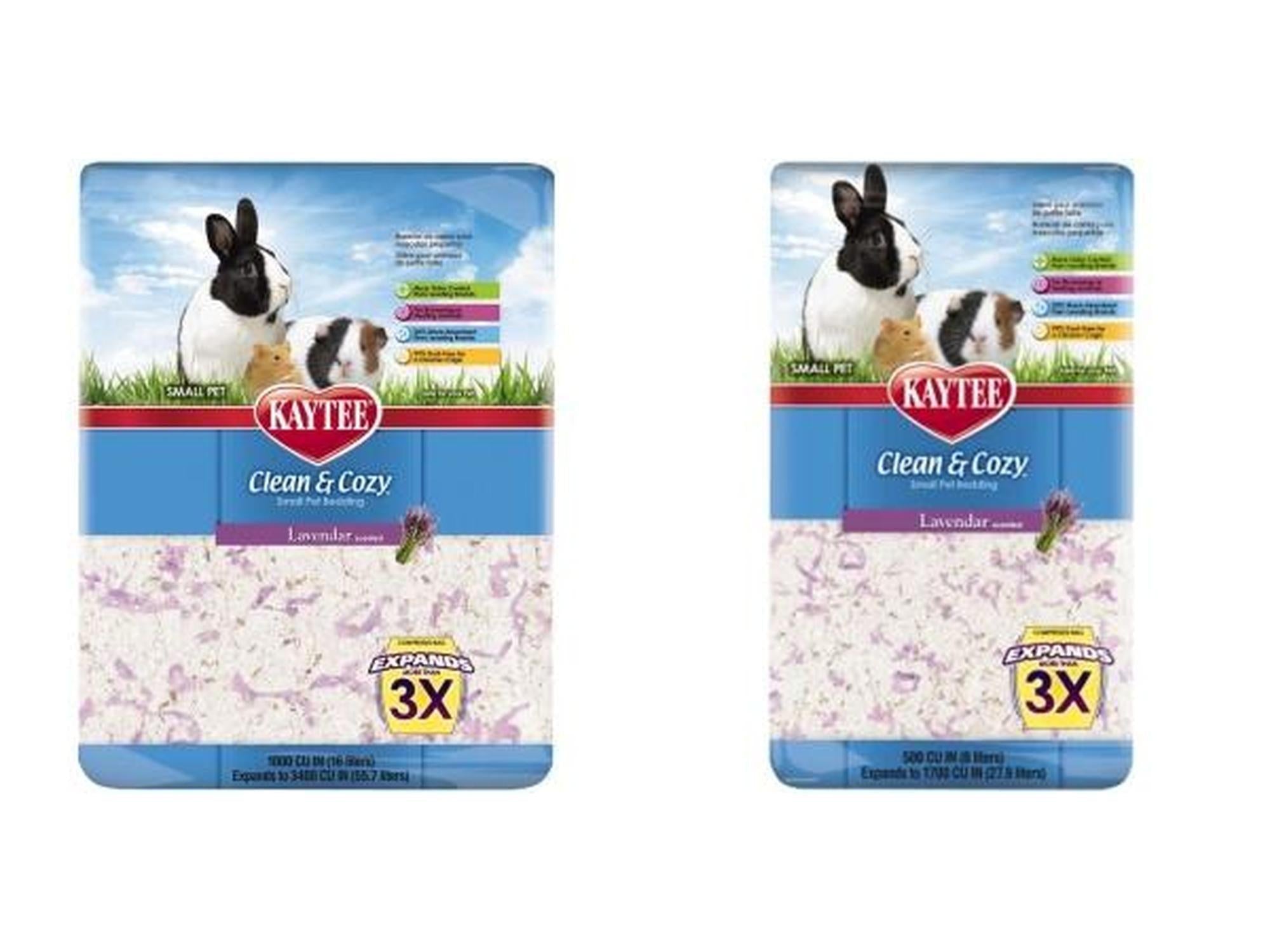 Kaytee Clean & Cozy Lavender mykt papirstrø med lavendelduft til smådyr