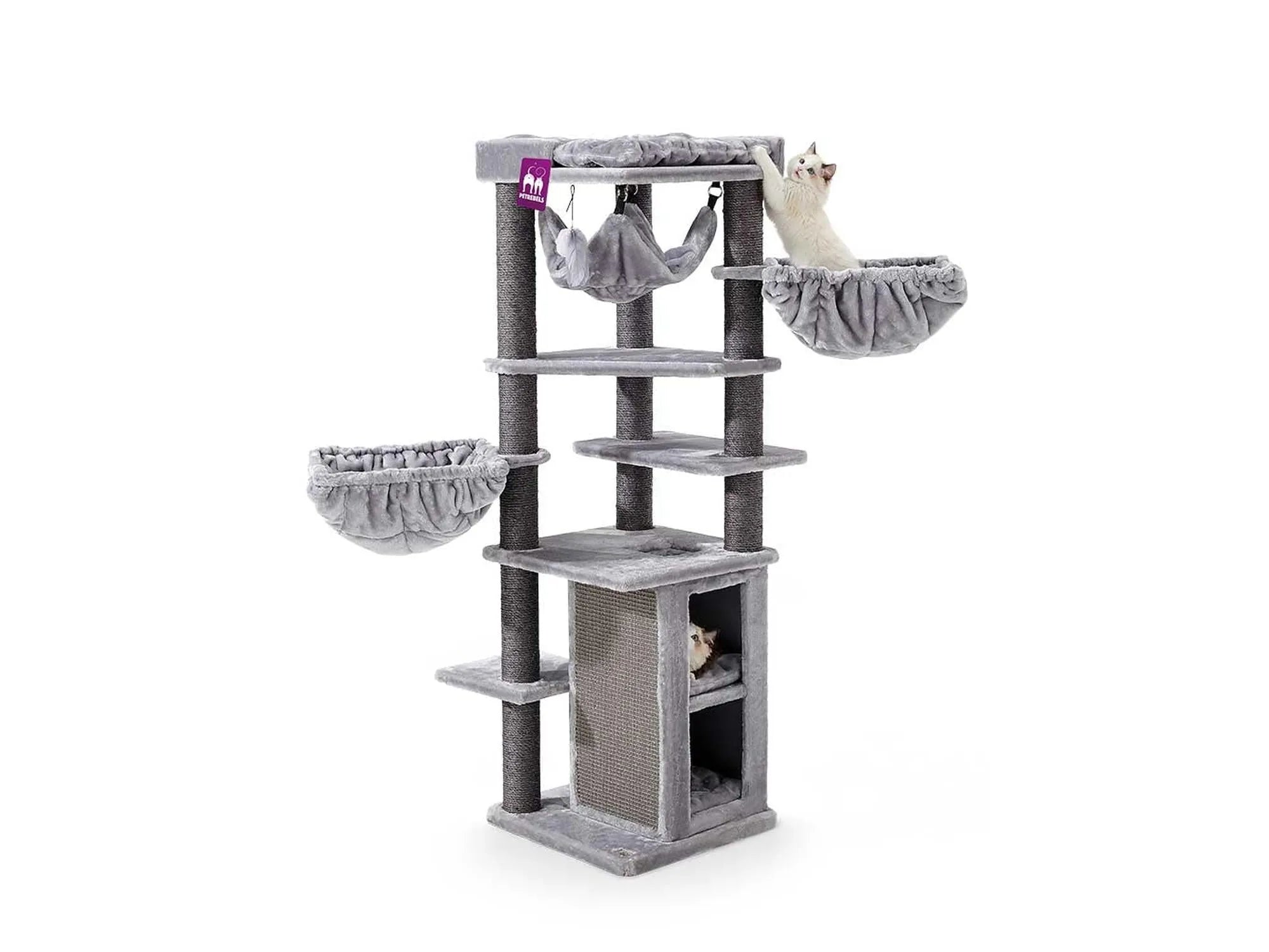 Petrebels Ramses 158 kattetre i grey