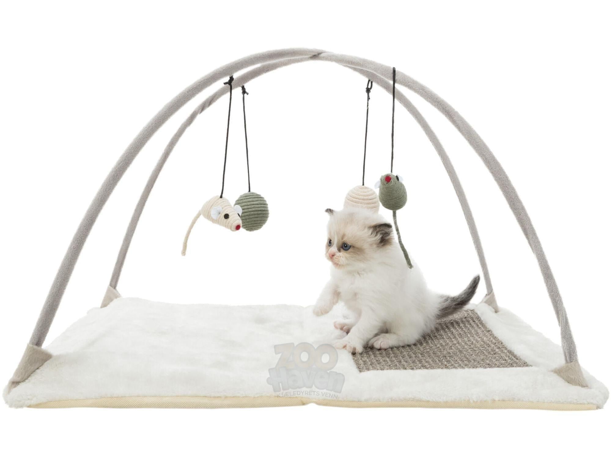 Klorematte Junior M/Leker 60x42x33cm Lysegrå