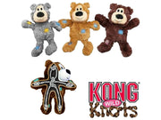 Kong Wild Knots Bear plysj bjorn lekety til hund
