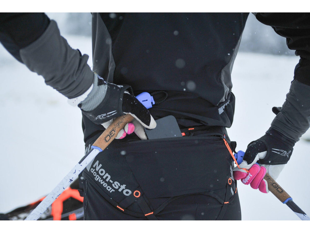 Non-stop dogwear Løype belt pro skibelte – Svart