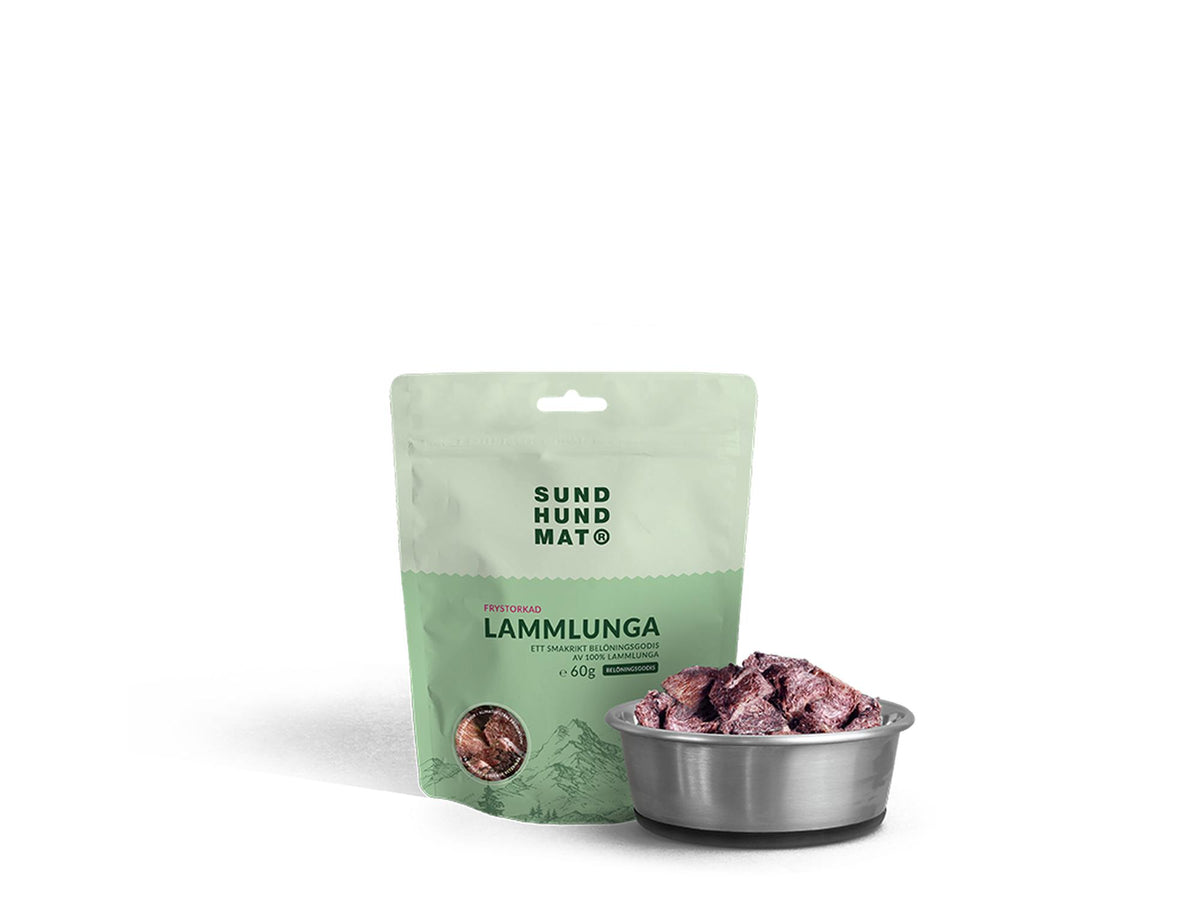 Sund Hundmat Frysetørket Lammelunge 60 g