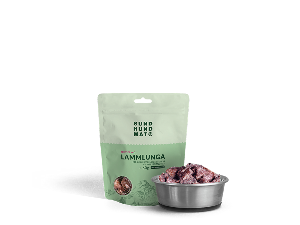 Sund Hundmat Frysetørket Lammelunge 60 g