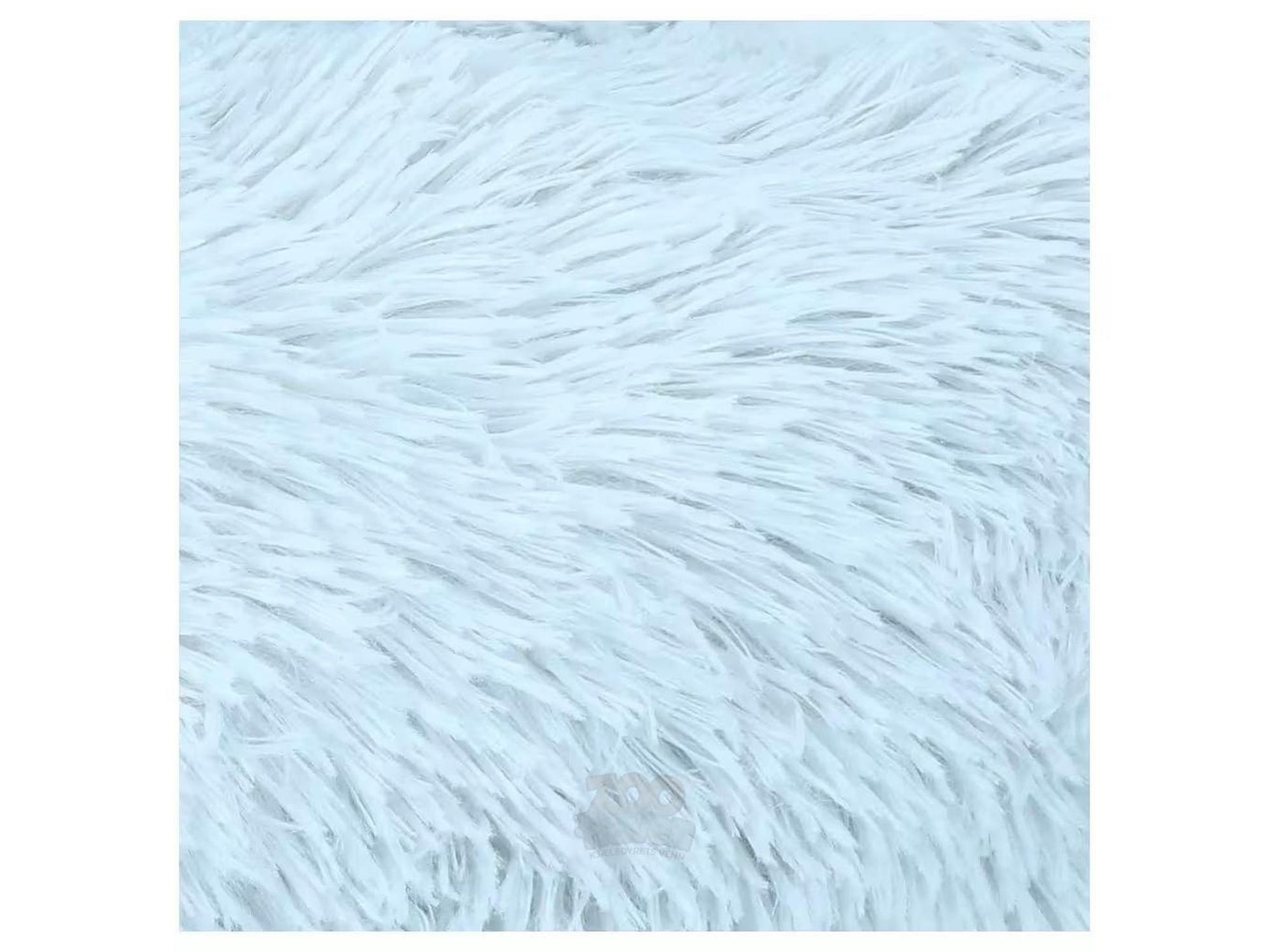 Nærbilde av Let's Sleep Donut antistress seng i lysegrå, med mykt, fluffy materiale.