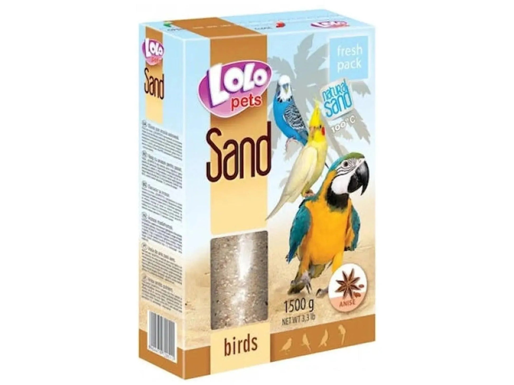 Lolo sand natural med anis 1,5kg