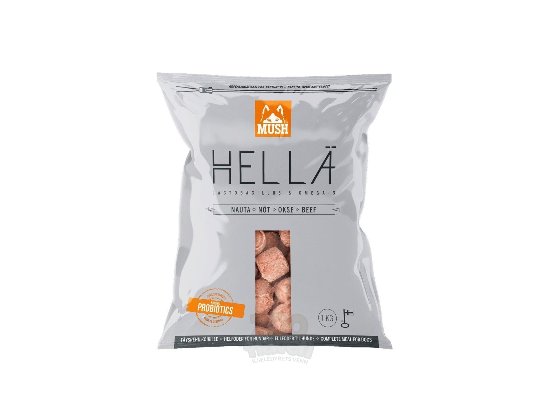 Mush Hella Monoprotein Fryst Storfe – bilde 2