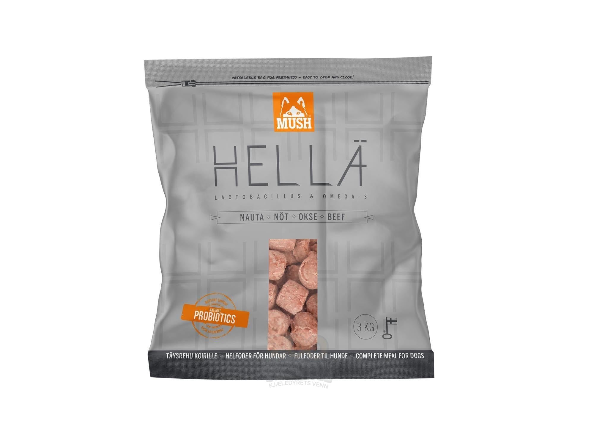 Mush Hella Monoprotein Fryst Storfe – bilde 3