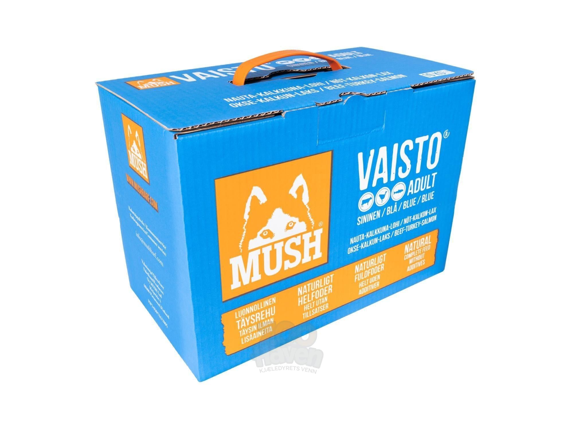 MUSH Vaisto Blå Fryst (storfe, kalkun og laks)