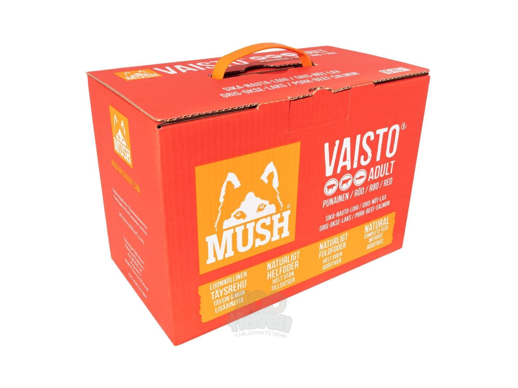 MUSH Vaisto Rød Fryst (svin, storfe og laks)
