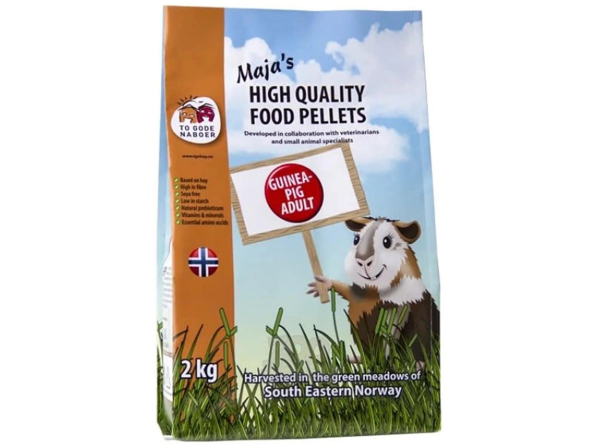 Maja`s Marsvin Adult 2Kg To Gode Naboer