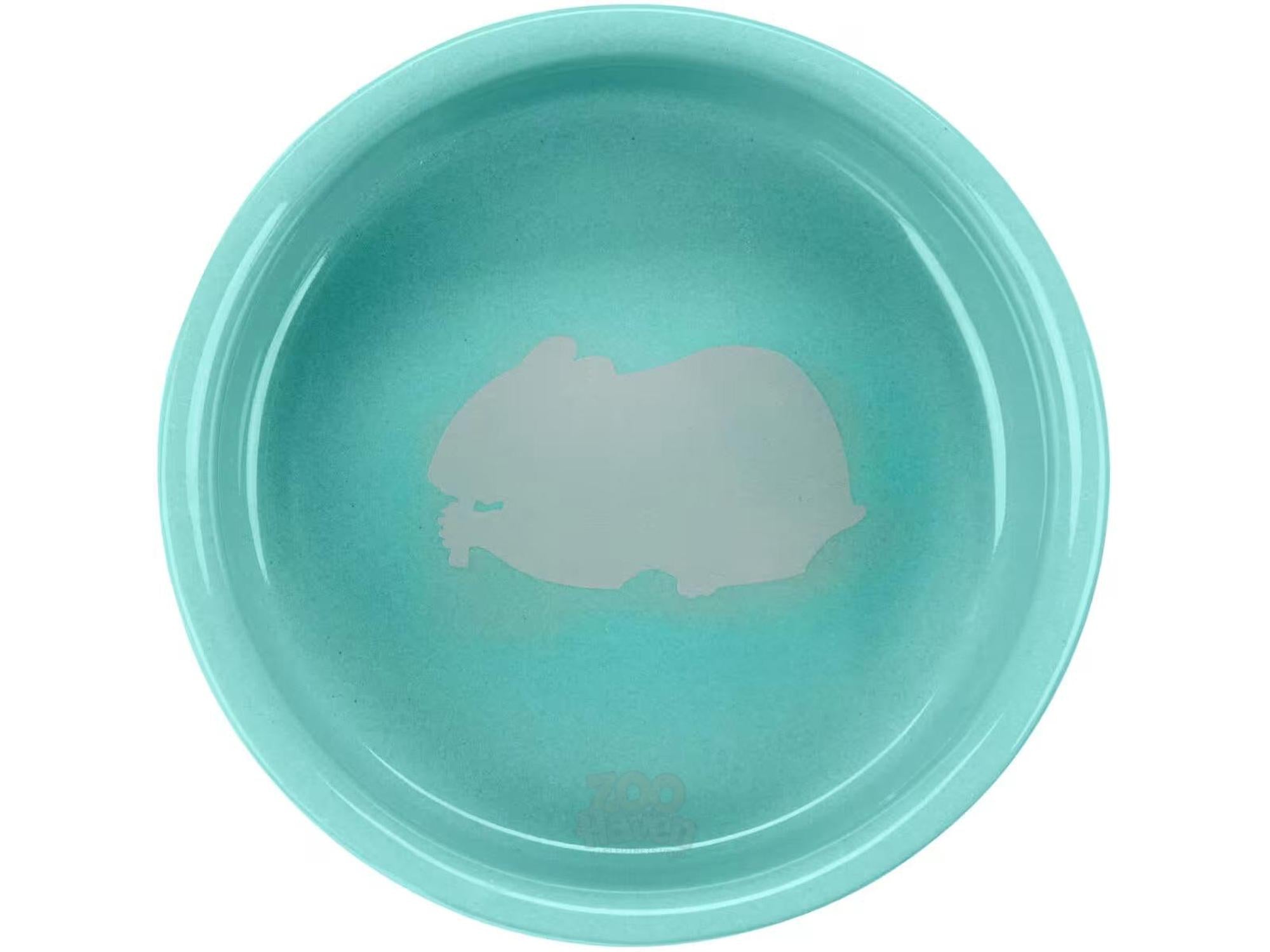 Matskål Porselen med Hamstermotiv 80ml 8cm – Skål for hamster og smågnagere