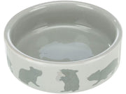 Matskål Porselen med Hamstermotiv 80ml 8cm – Skål for hamster og smågnagere