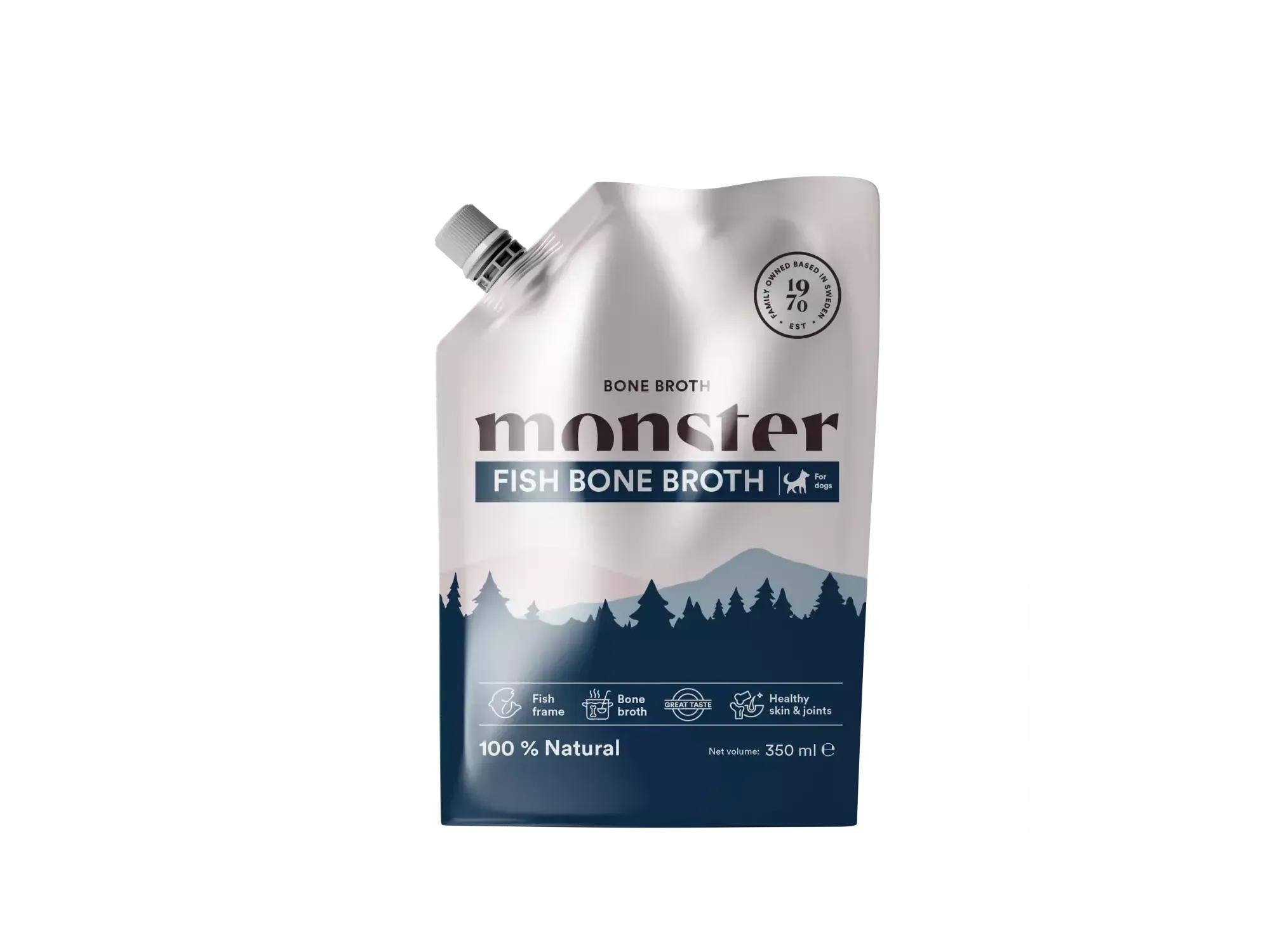 Monster Dog Benbuljong Fisk 350 ml