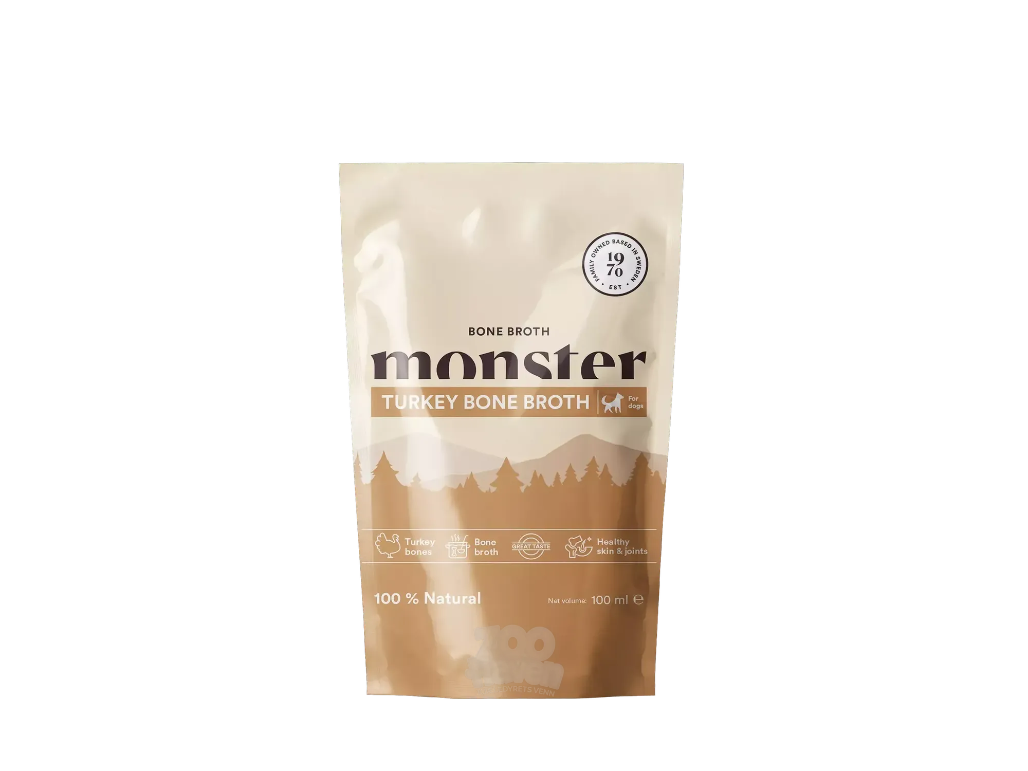 Monster Dog Benbuljong Kalkun 100 ml