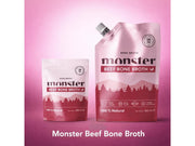 Monster Dog Benbuljong Storfe 100 - 350 ml – 100 % Naturlig Beinbroth